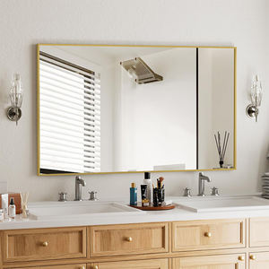 Cadre de miroir complet personnalisé Miroir de <span class=keywords><strong>salon</strong></span> de coiffure professionnel orné décoratif - Product Image 1