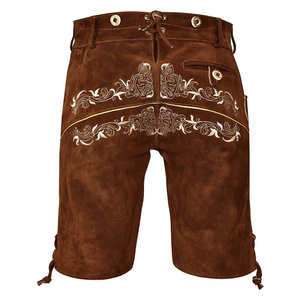 Custom Logo Design Latest German Bavarian Lederhosen <b>Men's</b> <b>Shorts</b> Solid Casual Digital Printing <b>Knee</b>-<b>Length</b> Leather - Product Image 6
