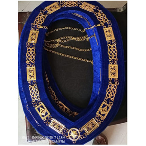 Collar de Cadena Metálica Masónica Premium para Past Master, Diseño Blanco, Regalia RAM PHP, Calidad Superior, Collar de Cadena Metálica para Sacerdote, JOYAS 2025 - Product Image 4