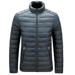 High Quality Custom <b>Men's</b> Winter Puffer <b>Jacket</b> <b>Smart</b> <b>Casual</b> Style Solid Pattern Water-Proof Bubble Coat Front Zipper Closure - Product Image 5