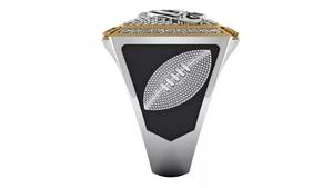 Anillo de Campeonato de los Philadelphia Eagles, Totalmente Personalizado, Clásico de Dos Tonos para Hombre, Personalizado para Escuela Secundaria o Universidad, Creado en Laboratorio - Product Image 2
