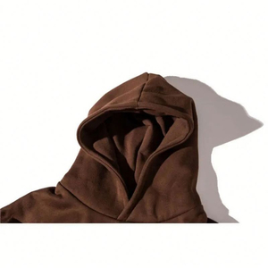 Sweat à capuche polaire doublé pour homme – Écologique, séchage rapide, respirant, anti-plis, 300g, 100% polyester, coupe oversize, plusieurs coloris - Product Image 3