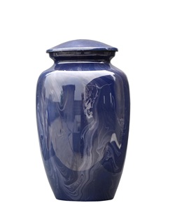 Adult Cremation Urns for Male/Female Funeral Urn for Human Ashes Decorative Urns for Ashes Large <b>Keepsake</b> <b>Box</b> (D Blue) - Product Image 1