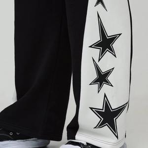 Pantalon baggy Offre Spéciale surdimensionné hommes Joggar Baggy pantalon droit taille élastique Sunfade fabricant de vêtements - Product Image 2