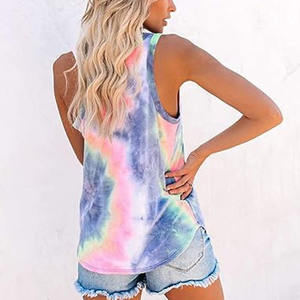 Camiseta sin mangas informal de moda de verano para mujer, camiseta transpirable ajustada sin mangas, diseño de letras impresas, ropa de calle Sexy - Product Image 6