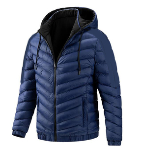 Veste matelassée en toile personnalisée pour homme, nouvelle arrivée, respirante, séchage rapide, à capuche, de haute qualité pour la saison hivernale - Product Image 1