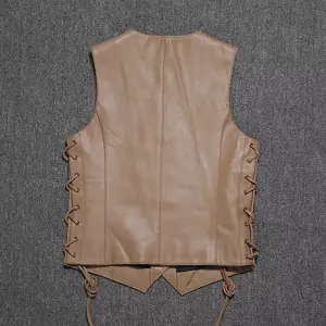 Veste en cuir pour motard homme de haute qualité, vente chaude 2026, vêtements de moto, vêtements personnalisés, logo de club, veste en cuir - Product Image 2