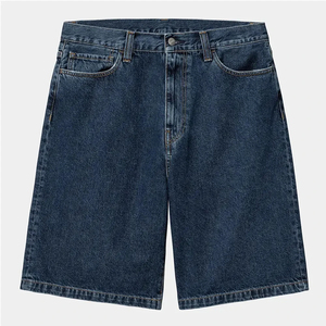 Custom Summer Streetwear Vintage Solid Eco-Friendly Loose <b>Baggy</b> Denim <b>Men's</b> Jorts <b>Shorts</b> - Product Image 6