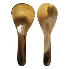 Lot de 4 petites cuillères en corne de gros, peigne de service décoratif pour cuisine et maison en buffle naturel de luxe, vente à chaud - Product Image 4