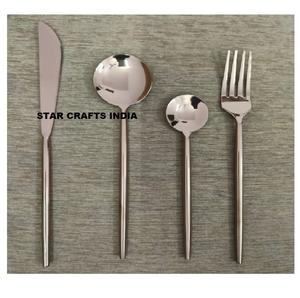Multi Size of Salad bar Serving <b>Spoon</b> Set Stainless Steel <b>Soup</b> Rice Serving Premium High Quality Long Handle Modern Style - Product Image 3