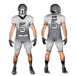 Vente en gros 2024 Uniformes de football américain personnalisés avec impression par sublimation de haute qualité, grande taille, protection UV, respirant, vêtements d'équipe - Product Image 6