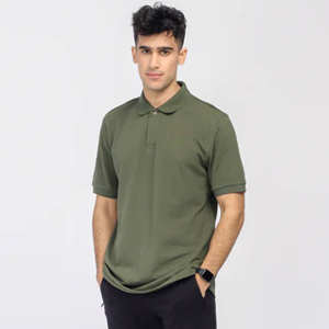 GENERSA SPORTS Camisetas de Golf de Alta Calidad para Hombre, Color Sólido, Corte Regular, Logotipo Personalizado Impreso, 100% Algodón Tejido, Secado Rápido, Manga Corta - Product Image 5