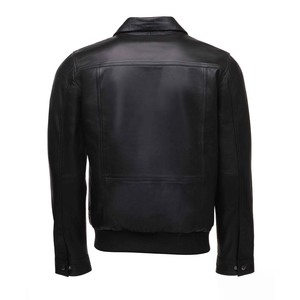Vente en gros veste en cuir de moto durable et élégante pour hommes, en cuir de vachette de qualité supérieure pour l'hiver avec logo personnalisé - Product Image 2