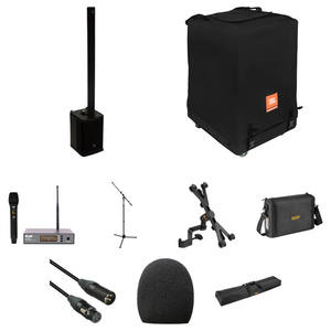 VENTES FLASH PRX ONE Système de sonorisation colonne tout-en-un avec microphone sans fil, supports et sacs de transport - Product Image 3