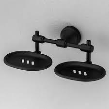 Porte-savon mural en acier inoxydable avec revêtement en poudre noire pour la salle de bain, meilleur matériau, porte-savon en poudre noire - Product Image 4