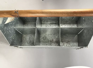 ตะกร้าใส่ของในสวนแบบเรียบง่ายตะกร้าเหล็กชุบสังกะสีเป็นมิตรกับสิ่งแวดล้อมดีไซน์หลากสีสัน AR-11นานาชาติ - Product Image 3