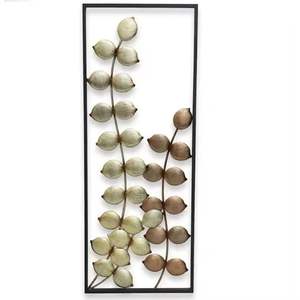 Art mural moderne de luxe en feuille de métal fabriqué à la main en fer Lotus classique nouveau décor à la maison pour un usage quotidien pour l'éclairage de la pièce - Product Image 6