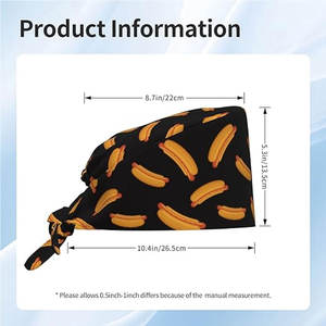 Gorro de enfermera personalizado de alta calidad, gorro médico cómodo, gorro de hospital de nuevo diseño - Product Image 5