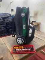 Sac à dos scolaire innovant en forme de voiture, fait main, élégant, léger, imprimé par sublimation, décontracté, avec port USB, antivol, imperméable, grand format