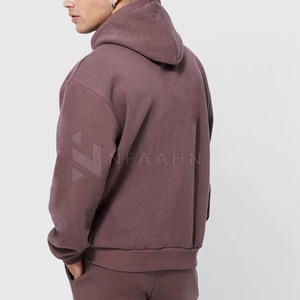 Best Selling Hooded <b>Pullover</b> <b>Men</b> Tracksuits Winter Wear Custom Solid Color Breathable Casual Lightweight - Product Image 4