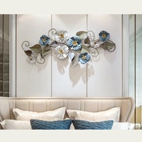 Décoration Murale Métallique Moderne Haut de Gamme Faite à la Main, Motif Géométrique Scénique, Cadeau Idéal pour Mariage et Diwali, Durable et Élégante