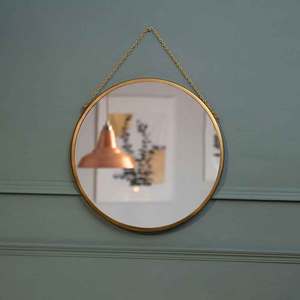 Espejo redondo de Metal antiguo de alta calidad, diseño moderno hecho a mano para uso en pared, exportadores indios altamente demandados, precio razonable - Product Image 2