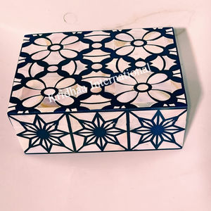 Caja de almacenamiento de joyería con incrustaciones hechas a mano modernas personalizables, caja de joyería con incrustaciones de perlas de regalo rectangular de la mejor calidad - Product Image 1