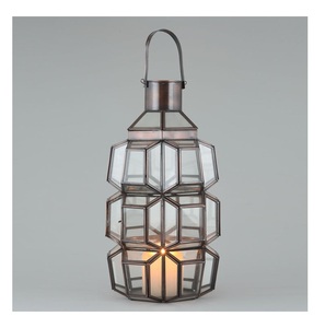 Top tendance conception unique à la main en métal couleur bougie lanterne décor prix de gros fournitures d'éclairage à la maison pour noël - Product Image 5