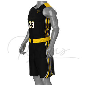 Uniforme de Baloncesto Transpirable de Alta Calidad al por Mayor, Jersey Corto Personalizado con el Último Diseño Profesional, Tallas Grandes - Product Image 3