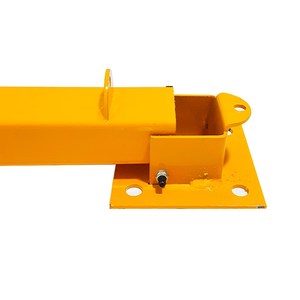 Poste de Estacionamiento Plegable con Cerradura de 75 cm, Barrera de Acero para Estacionamiento con Candado Incluido para Estacionamiento de Autos - Product Image 5
