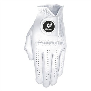 Guantes de golf para hombre personalizados Cuero Cabretta genuino Calidad Premium para golfistas - Product Image 1