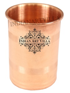 แก้วทัมเบลอร์ขนาดเล็กทำจากทองแดงบริสุทธิ์สำหรับจัดเก็บและภาชนะใส่เครื่องดื่ม - Product Image 1