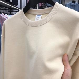 Couleur unie Polaire Hoodies Hommes Femmes Chandails À Manches Longues Lâche Casual Hoodie Col Rond Sweats Bas Chemises Pulls - Product Image 3