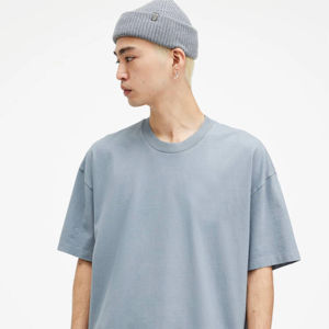 Fabricante de camisetas de cuello redondo de algodón liso, camiseta unisex, serigrafía personalizada para camisetas de hombre - Product Image 3