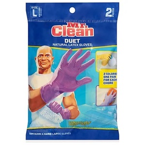 ถุงมือยางลาเท็กซ์แบบใช้แล้วทิ้ง Mr. Clean บรรจุ 30 ชิ้น - Product Image 2