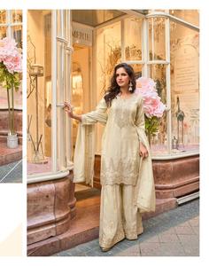 New Arrival Sayuri Designer Amrit Salwar Suit Viscose Jacquard Silk with Embroidery Work for Women <b>Party</b> Wear and Gifting Use - Product Image 3