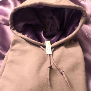 Tersica เสื้อฮู้ดสวมหัวผ้าซาตินสำหรับทุกเพศฤดูหนาวผ้าซาตินปักโลโก้ขนาดพิเศษผ้าไหมโพลีเอสเตอร์ซับในฤดูหนาว - Product Image 2