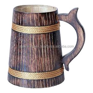 AALIYAN IMPEX Tasse/Chope en bois écologique Meilleure vente Gobelet en acier inoxydable en bois naturel pour les fêtes et les voyages-Classique - Product Image 6