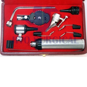 Venta caliente examen médico otoscopio y oftalmoscopio Nasal laringe ENT diagnóstico conjunto completo - Product Image 5