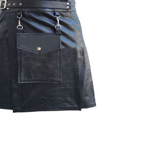 Kilts de cuero para hombre nuevo estilo vendedor caliente para la venta Kilt de cuero fabricado profesionalmente con MOQ bajo - Product Image 5