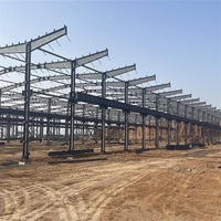 Entrepôt en acier à faible coût, atelier, norme CE-EN1090, personnalisable, résistant au vent, bâtiment industriel fiable, design moderne, garantie 3 ans