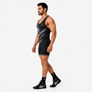 Combinaison de lutte Elite Performance Stretch, tenue athlétique légère, respirante, anti-transpiration, uniforme d'entraînement, logo personnalisé pour l'équipe - Product Image 4