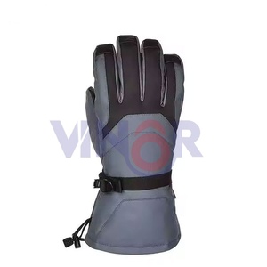 Gants de ski imperméables chauds d'hiver unisexes avec fermeture à cordon de serrage Logo personnalisé toutes saisons pour le snowboard/l'entraînement - Product Image 4