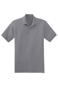 เสื้อยืดโปโลผู้ชายน้ำหนักมาก220-280gsm โลโก้ได้ตามต้องการเสื้อยืดกอล์ฟปักลายเสื้อลำลองแบบถักสีพื้น - Product Image 5