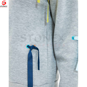 Logo personnalisé Mode Unisexe Sweat-shirt Hiver Multicolore Sweat-shirt Solide Pur Coton Pour Les Femmes - Product Image 5