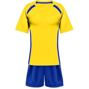 Maillots de football personnalisés par sublimation, uniformes domicile et extérieur, 100 % polyester, séchage rapide, extensible, antibactérien, été, uni - Product Image 5