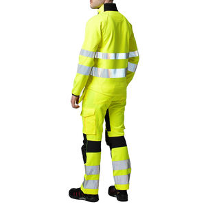 Veste Softshell Réfléchissante pour Hommes Doublée en Polaire Protection Contre le Froid Haute Visibilité Uniforme Contrôle de la Circulation Veste Softshell pour Hommes - Product Image 6