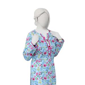 Pakistani Style <b>2</b>-<b>Piece</b> Ready-Made Ladies Georgette Cotton Anarkali Suit Elegant Indian <b>Dress</b> for Summer - Product Image 1