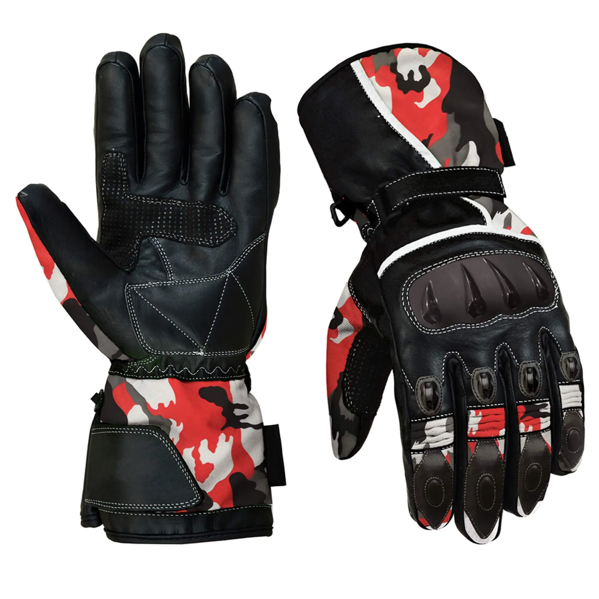 Дышащие кожаные перчатки для езды на мотоцикле гоночные перчатки с сенсорным экраном для мужчин