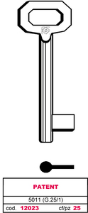Chiave A Mappa 5011 (g.Vaz 1) Brevetto - Product Image 1